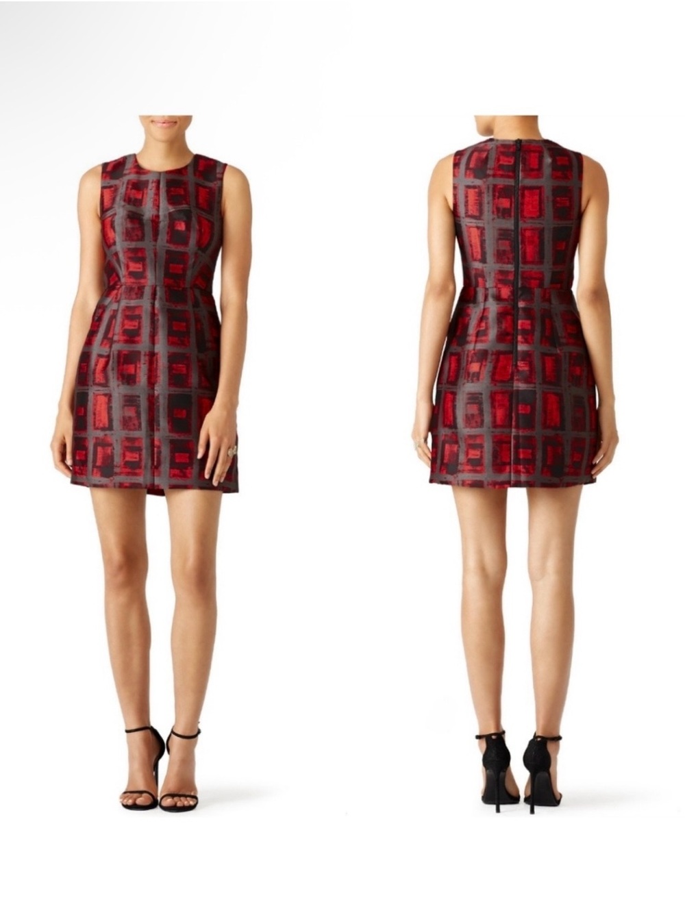 Milly Brushstroke Print Coco Dress Size 4
